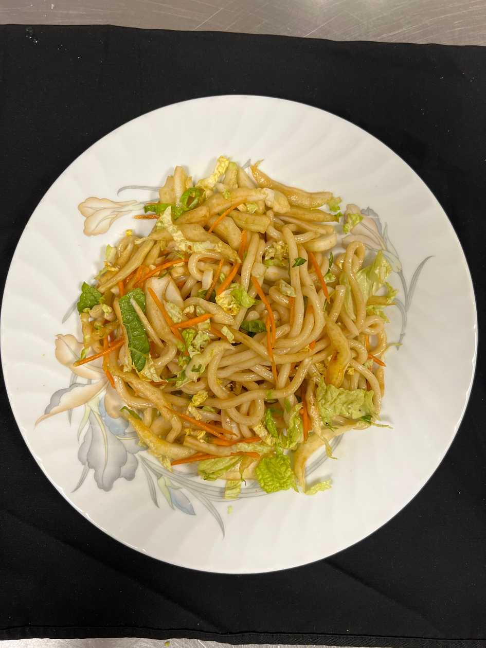 Opekané udon rezance