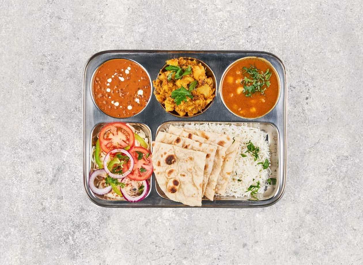 Vegetable thali