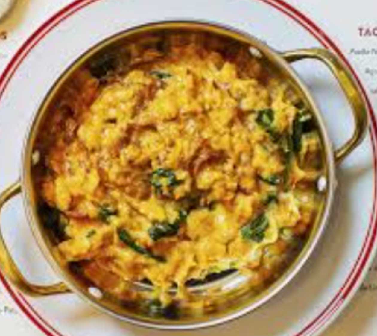 Alheira with Scrambled Eggs