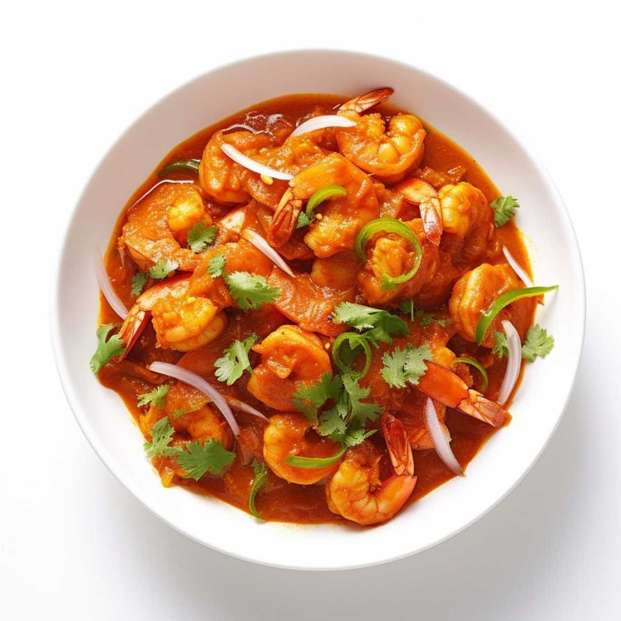Shrimps curry