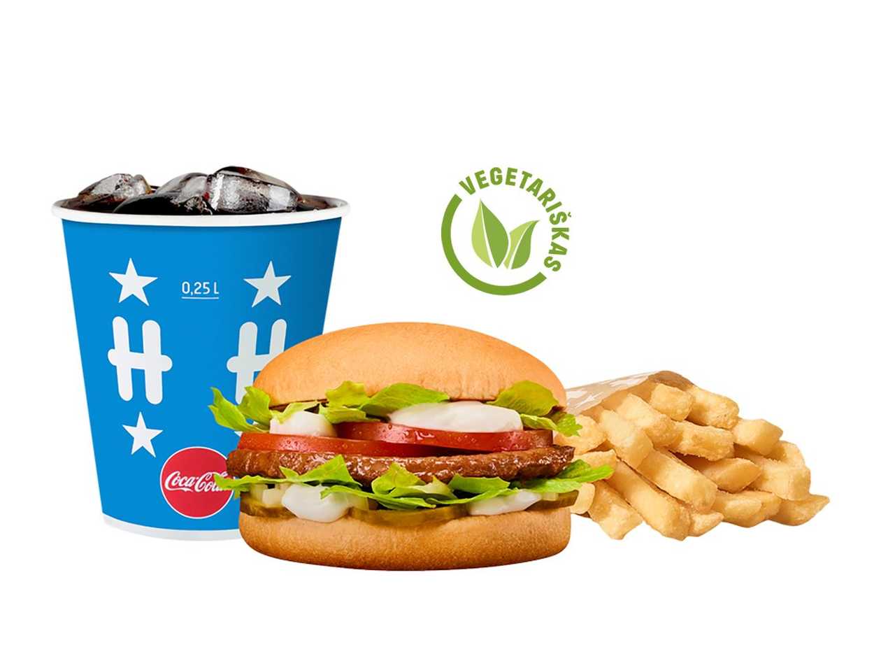 VEKE® Vegetarian Burger meal