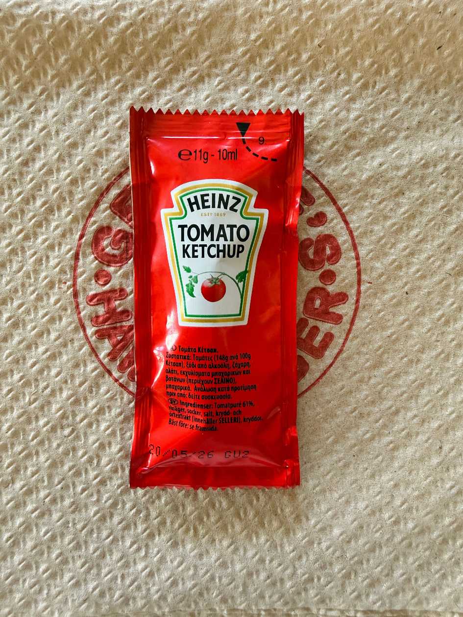Ketchup Sachet