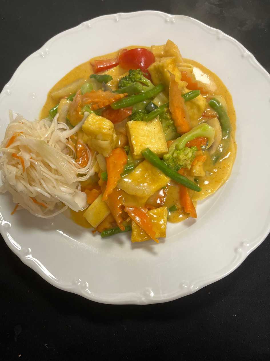 Tofu na karí