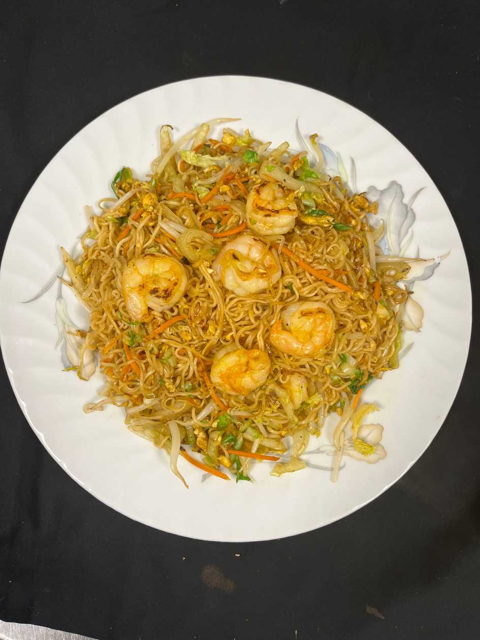 Toasted Glass noodles with tofu