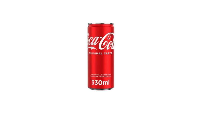 Coca cola plech 0,33 l
