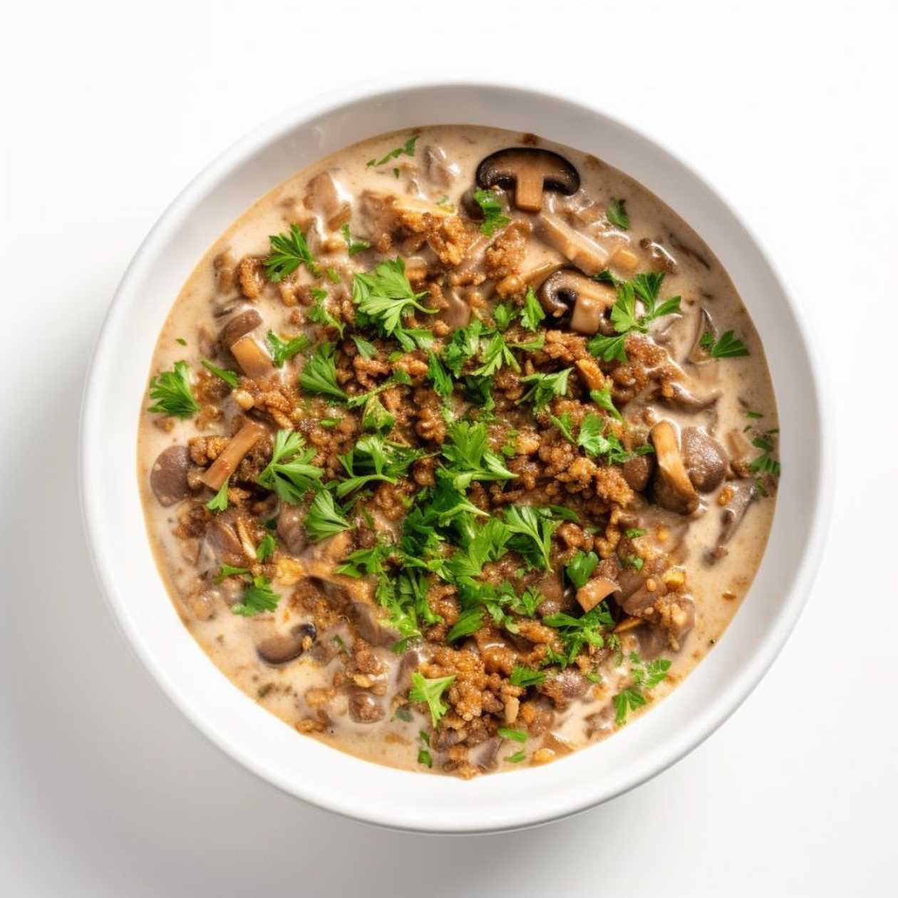 Keema mushroom