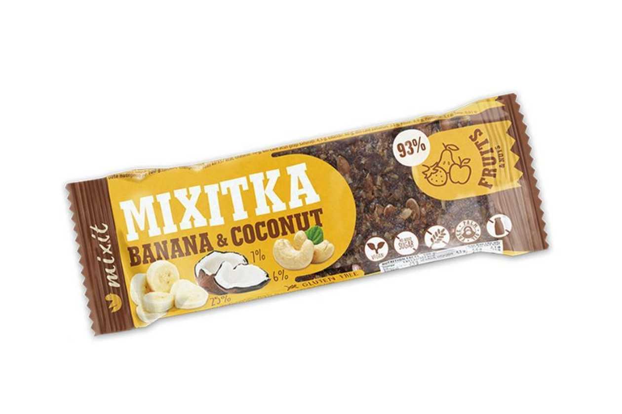 Mixitka z bananem i kokosem