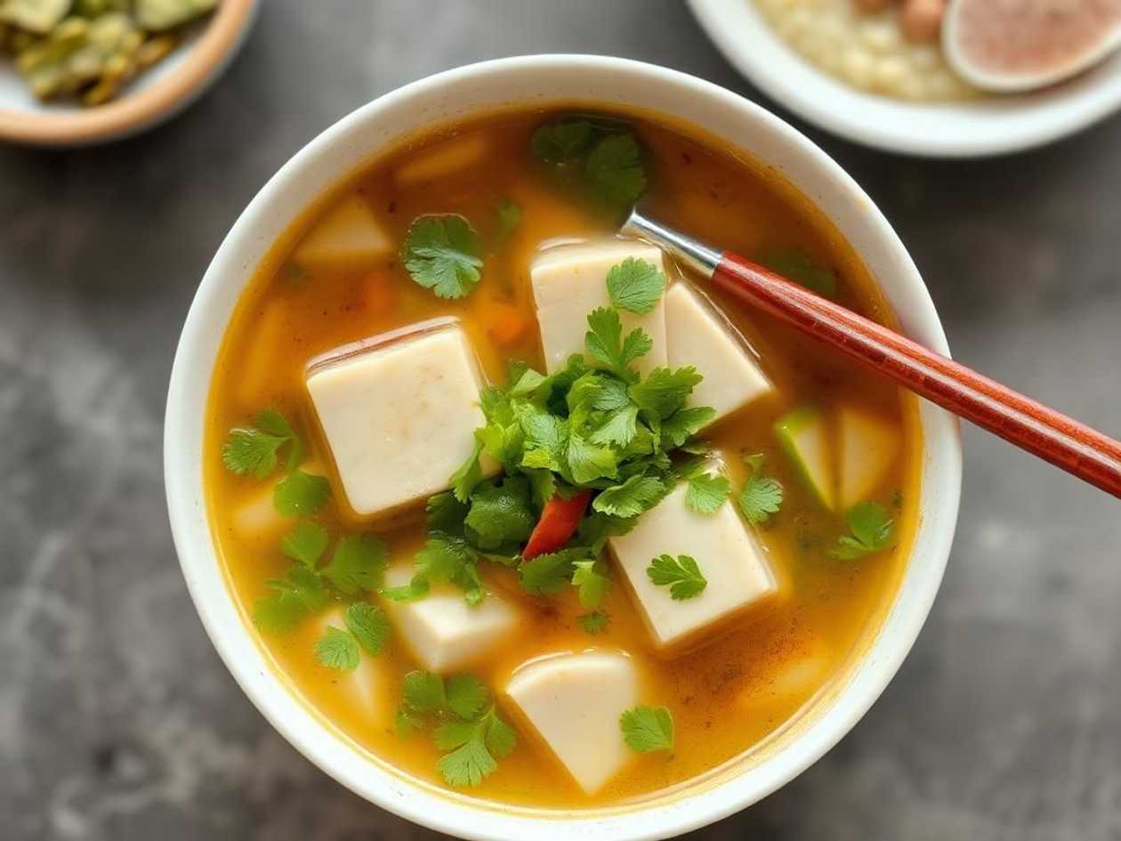 Tofu vietnamská polievka