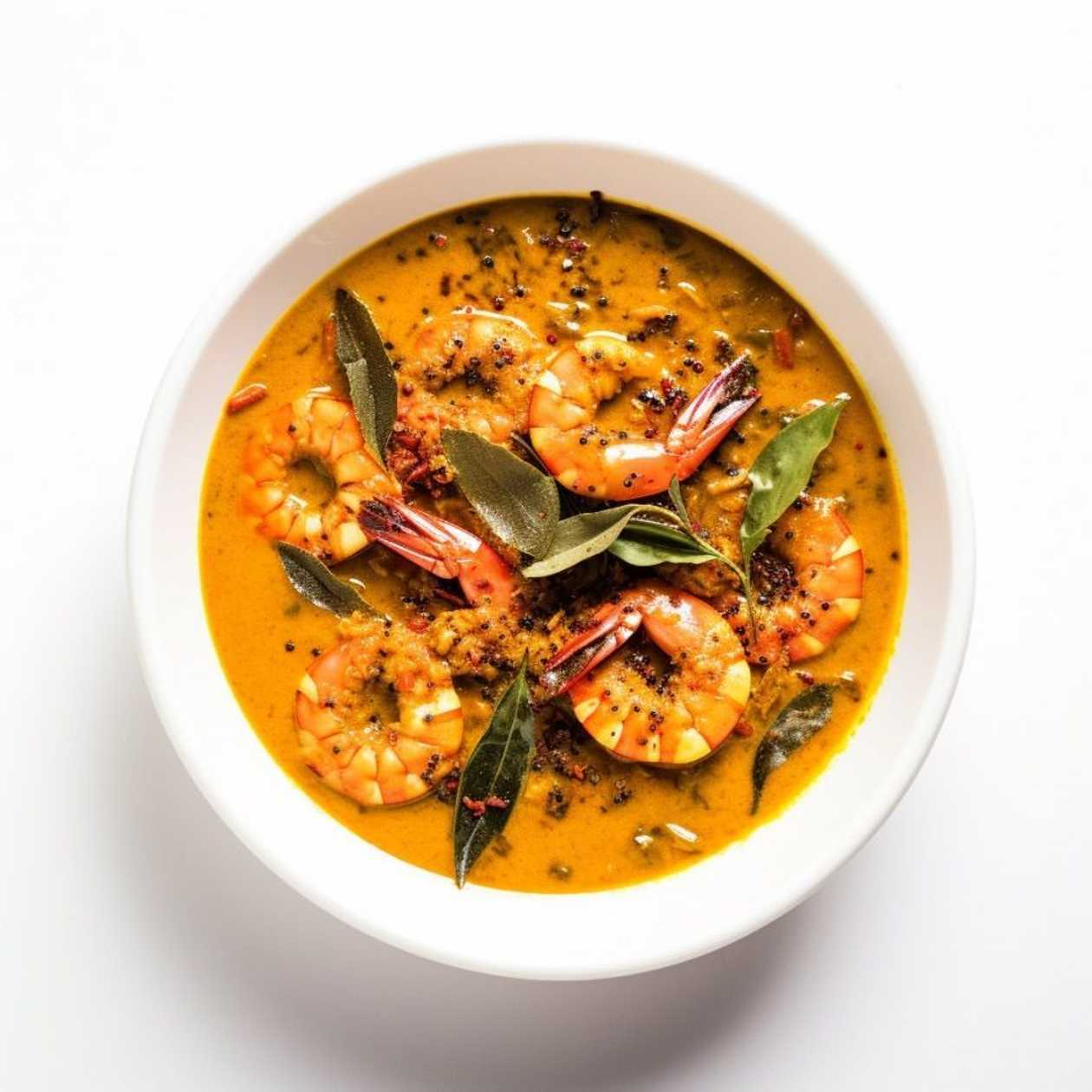 Coconut Saffron Prawns