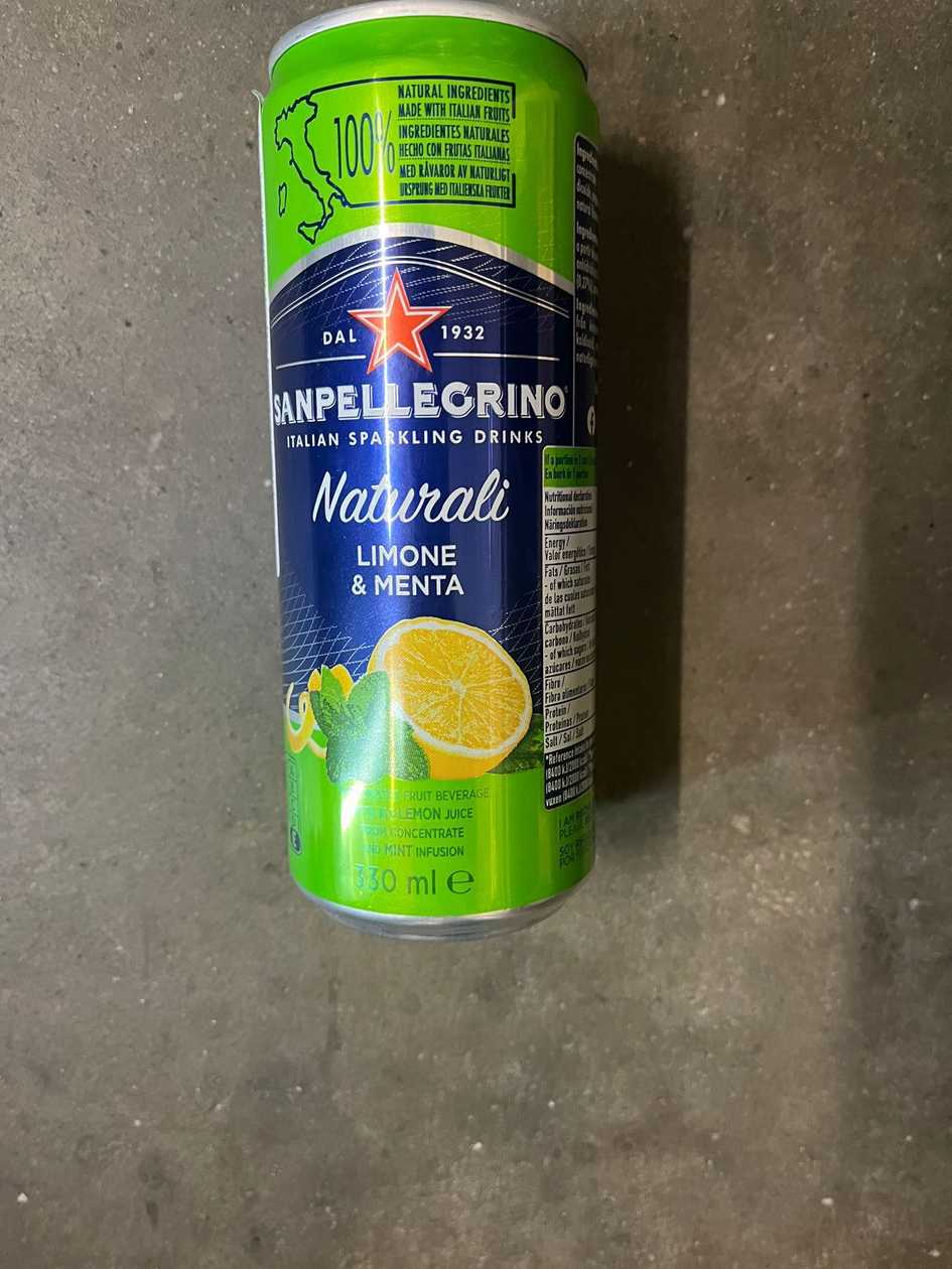 San pellegrino limone e menta
