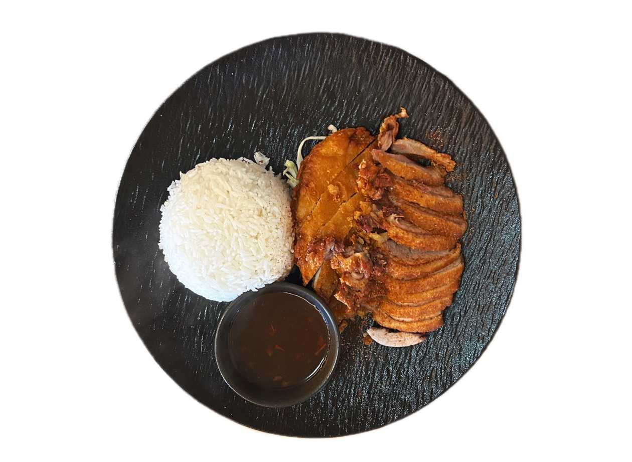 Fragrant and Crispy Chicken and Duck with Rice (1,6)