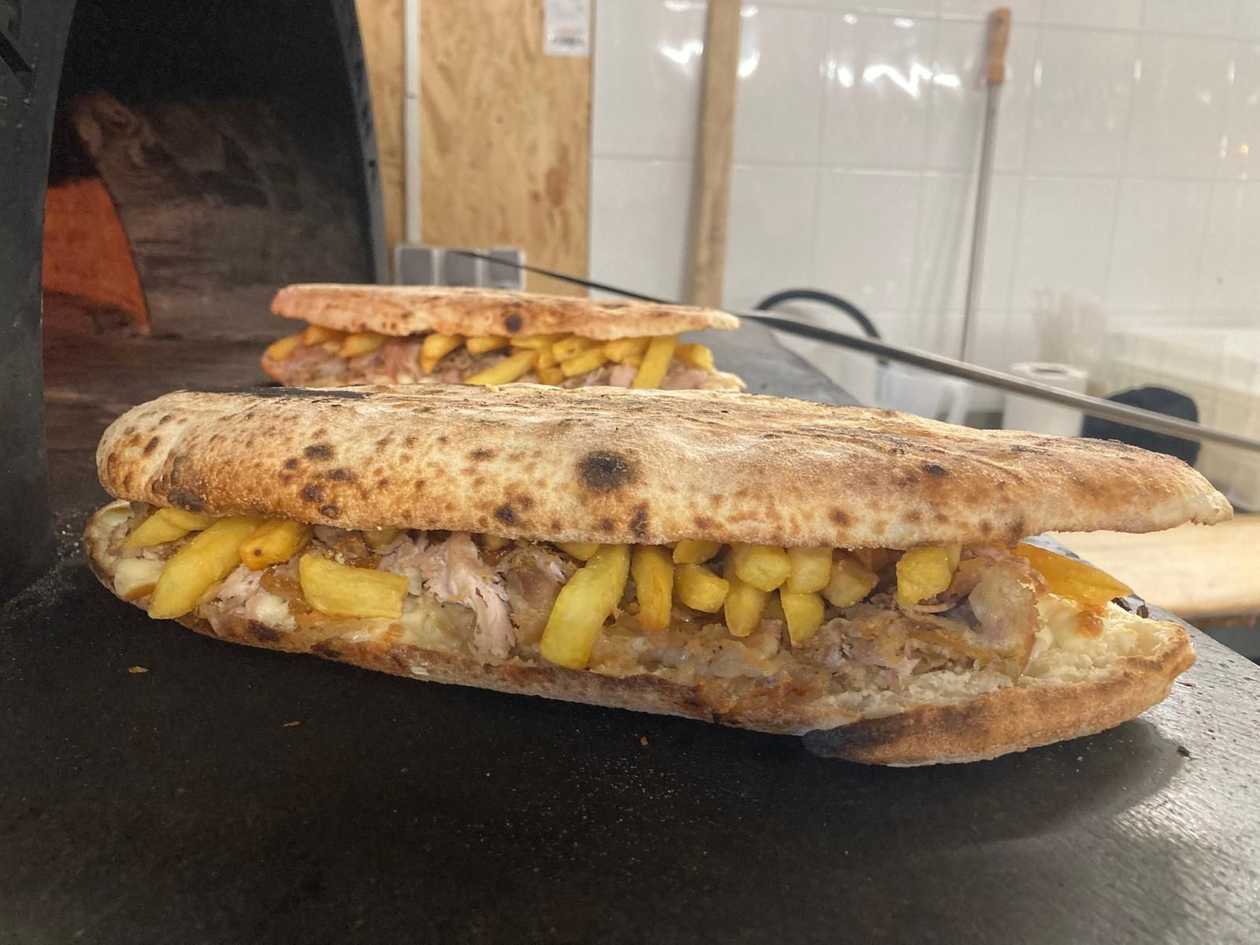 Wurstel e patatine panuozzo