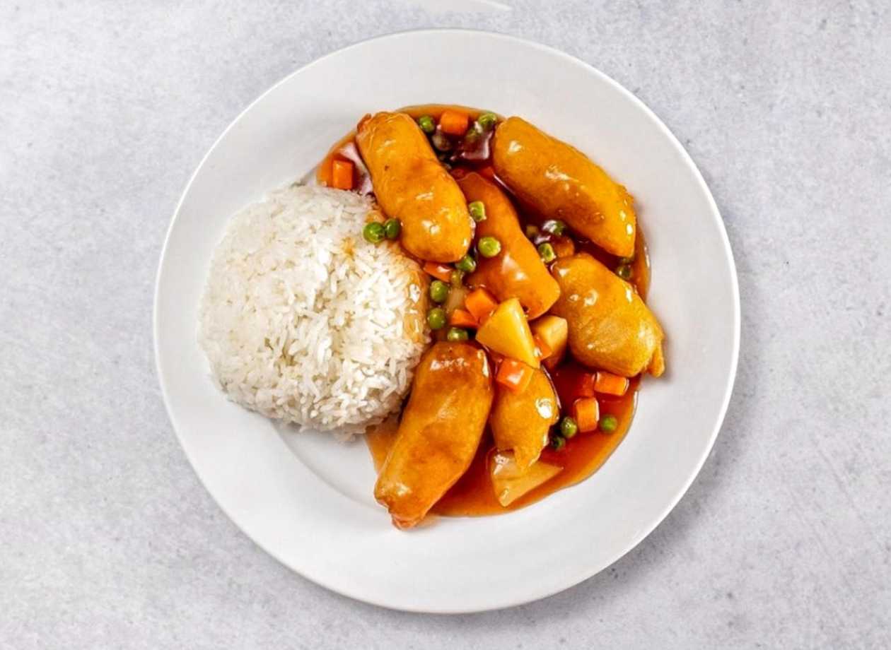 Sweet and Sour Chicken with Rice (1)