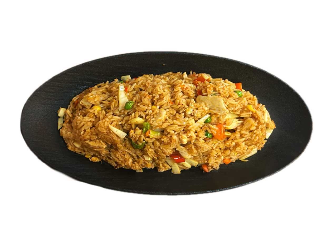 Thai Style Fried Rice with Chicken (3,6,14)