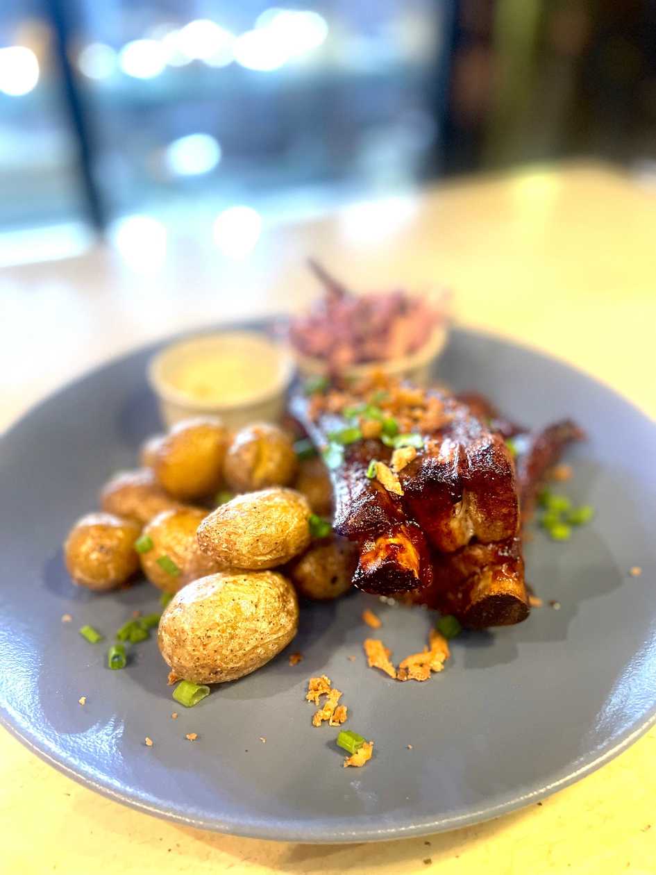 BBQ cūkgaļas ribiņas/ BBQ pork ribs