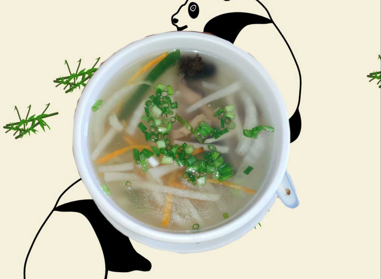 Chicken Soup with Bamboo and Mushrooms (6)