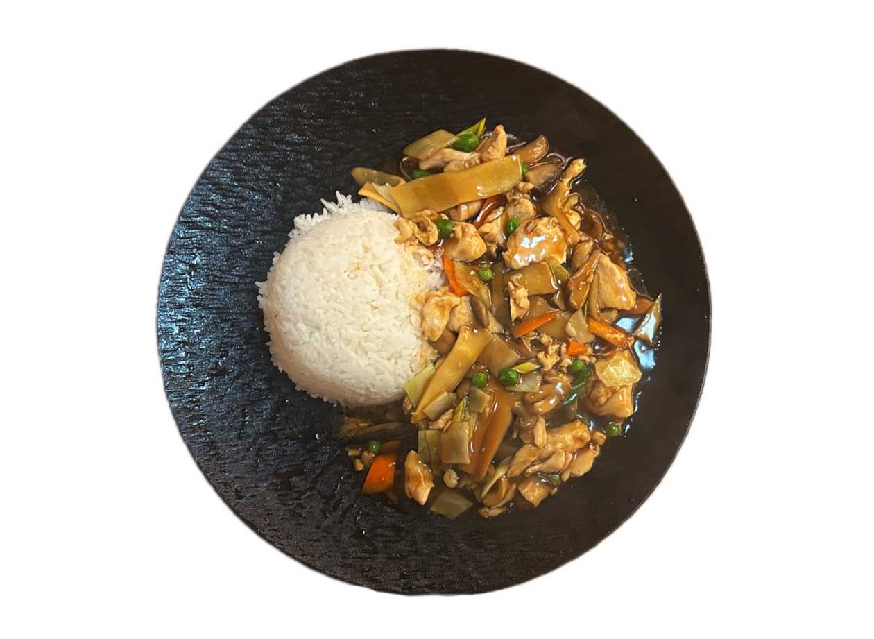 Chicken with Mushrooms with Rice (6)