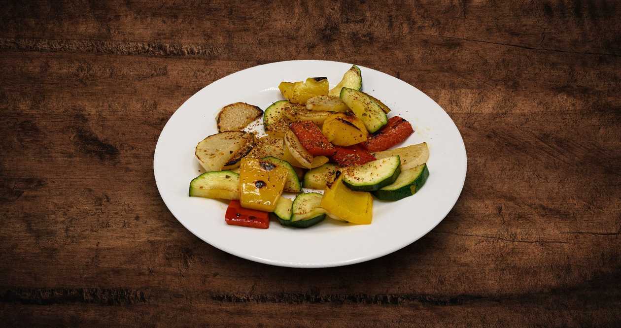 150g Grilovaná zelenina (paprika, cuketa, ředkev)