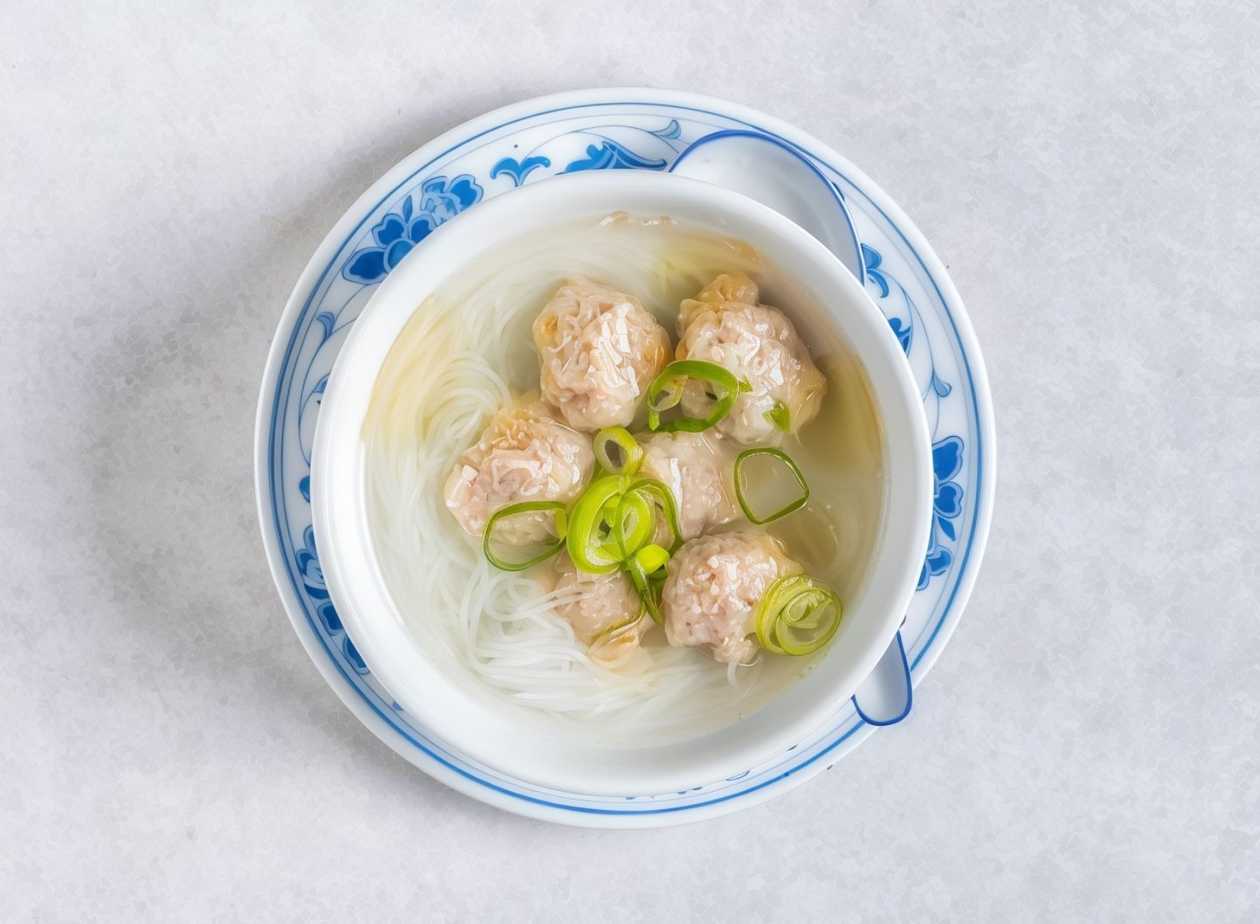 Soup with Meatballs and Glass Noodles (6)