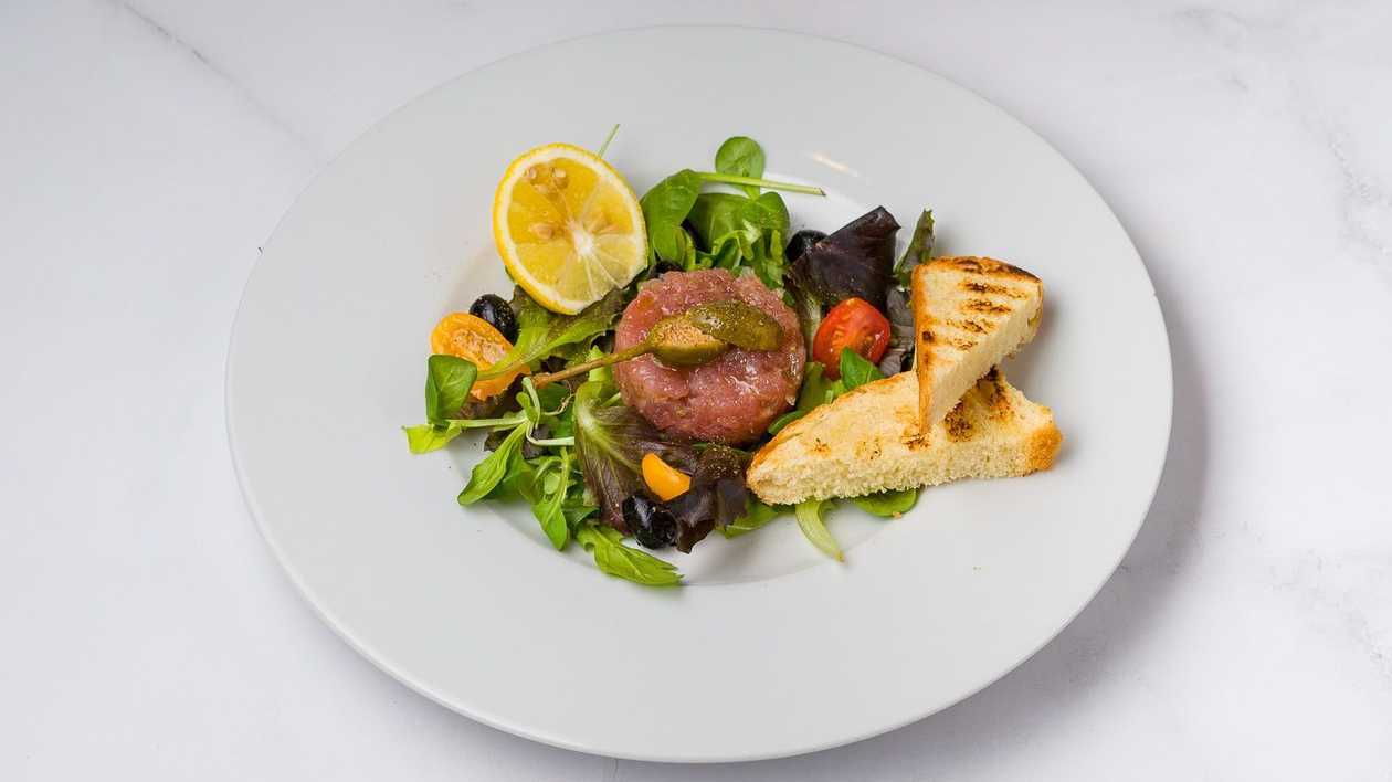 Tuna Tartare with Homemade Focaccia