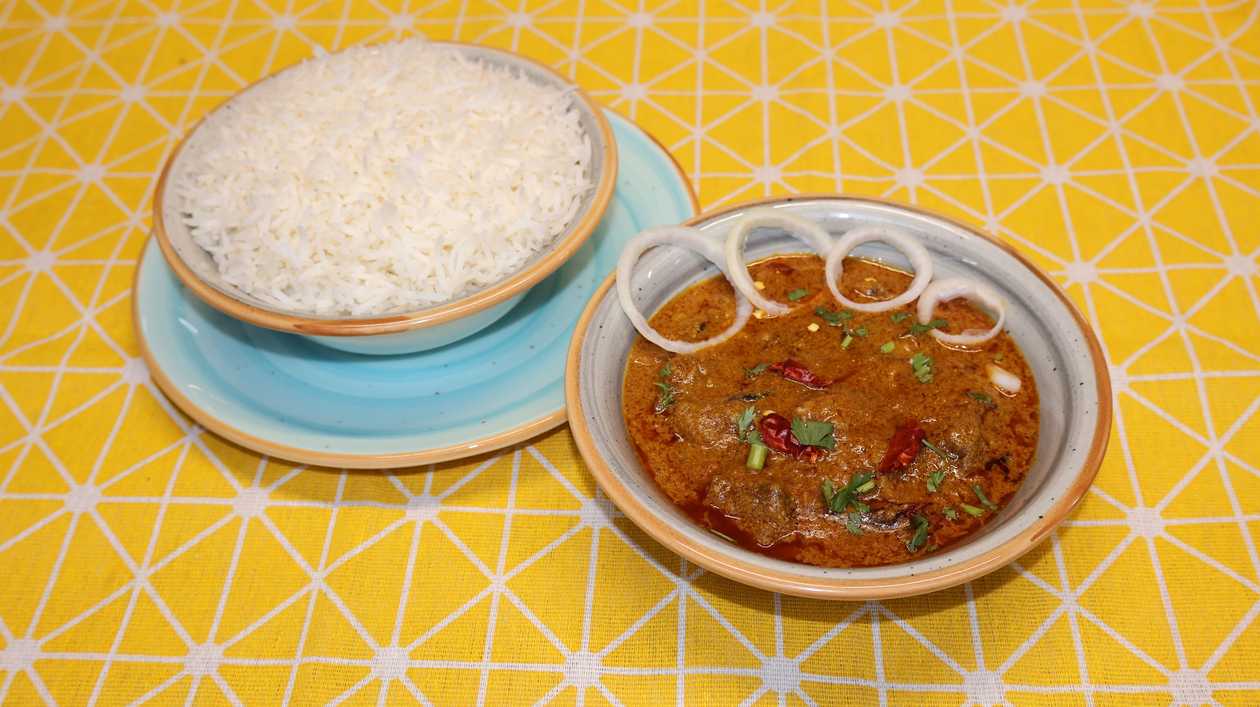 Lamb curry + Basmati rice