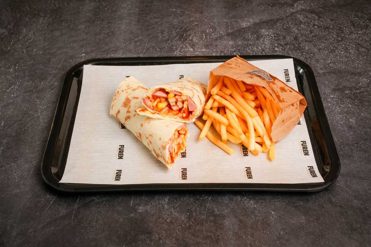 Crunchy Hot Dog Wrap