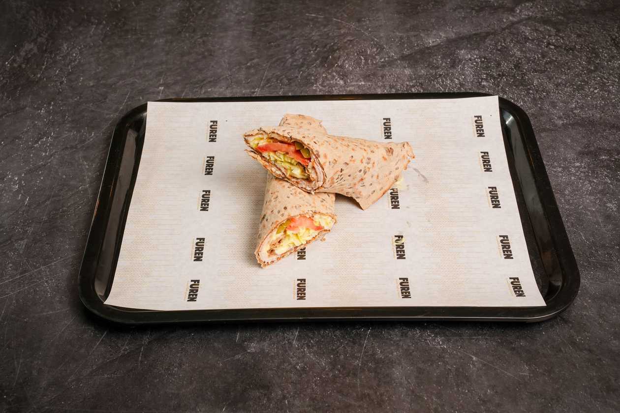 Low-Cal Turkey & Cheese Wrap