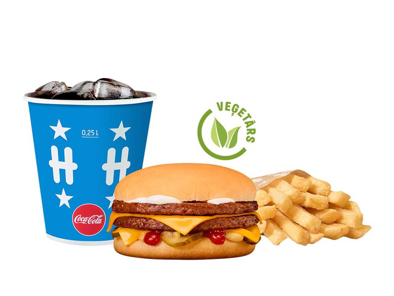 VEKE® Dubultā siera burgera komplekts