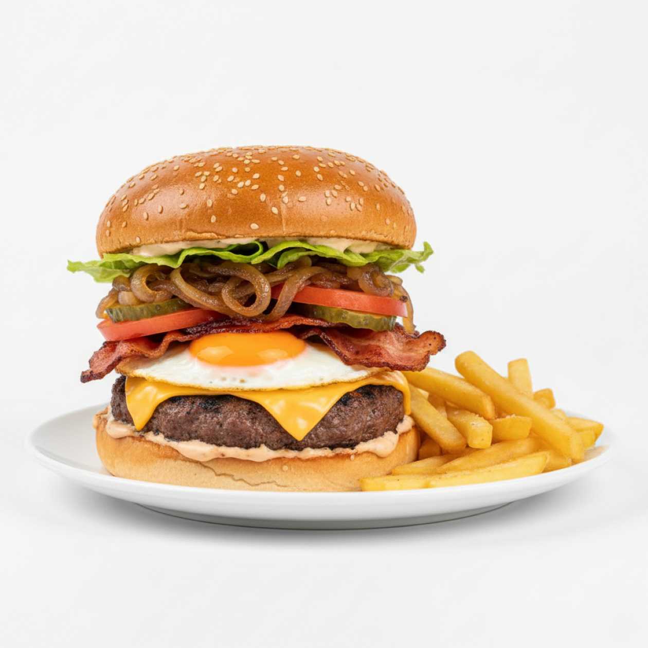MaxBurger s hranolkami (1,3,7,9,10)