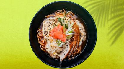 Pulled Beef Gyoza Ramen