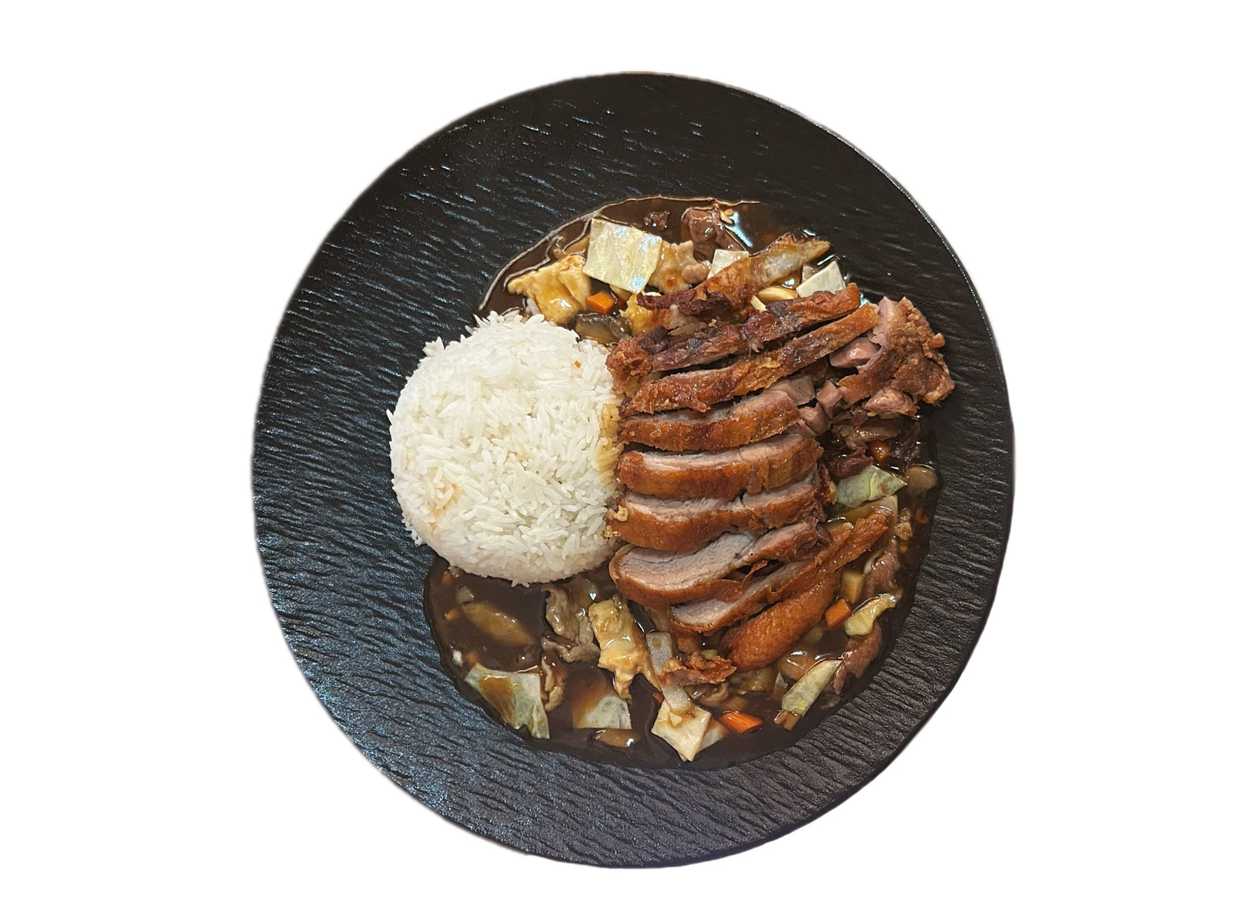 Duck 'Kung-pao' with Rice (1,5,6)