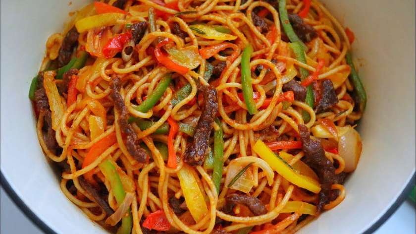 Assorted Spaghetti With Veggies