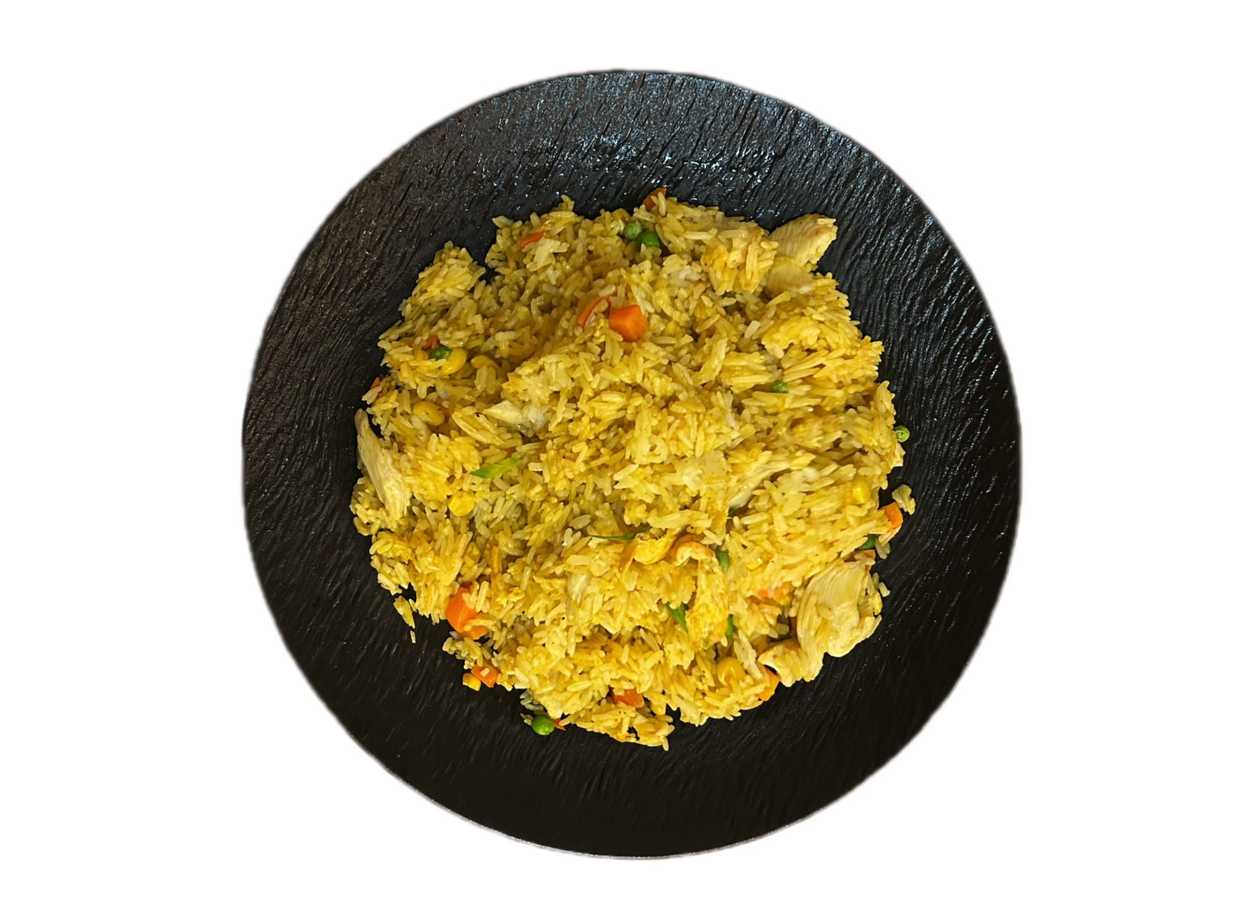Fried Rice with Chicken and Curry