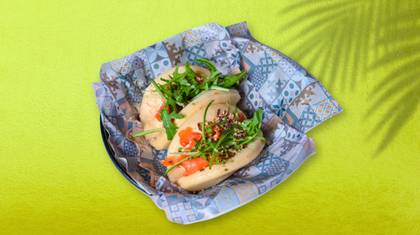 Smoked Salmon Bao Buns