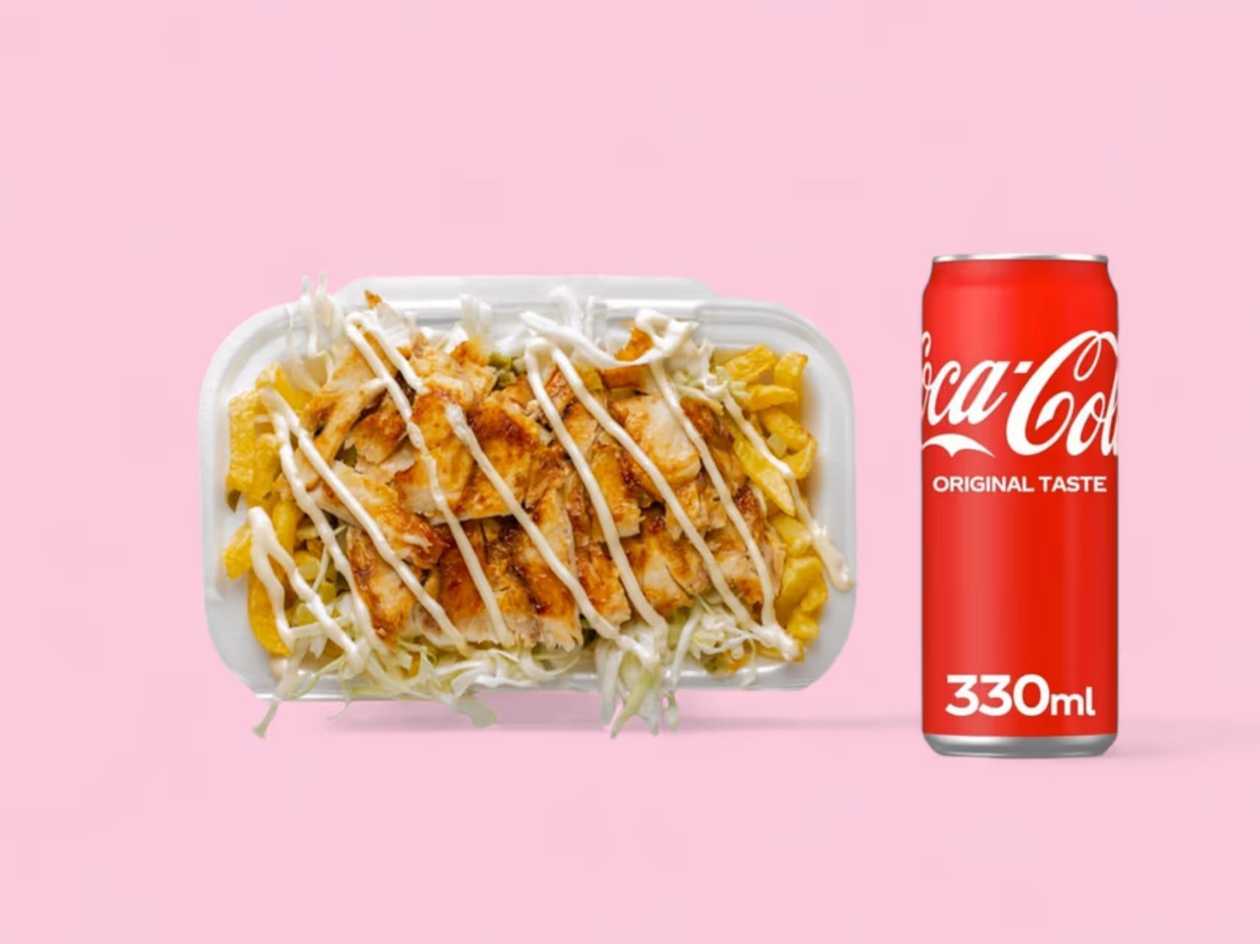 Комбо Меню Пилешки Дюнер Вох + Coca Cola 330мл