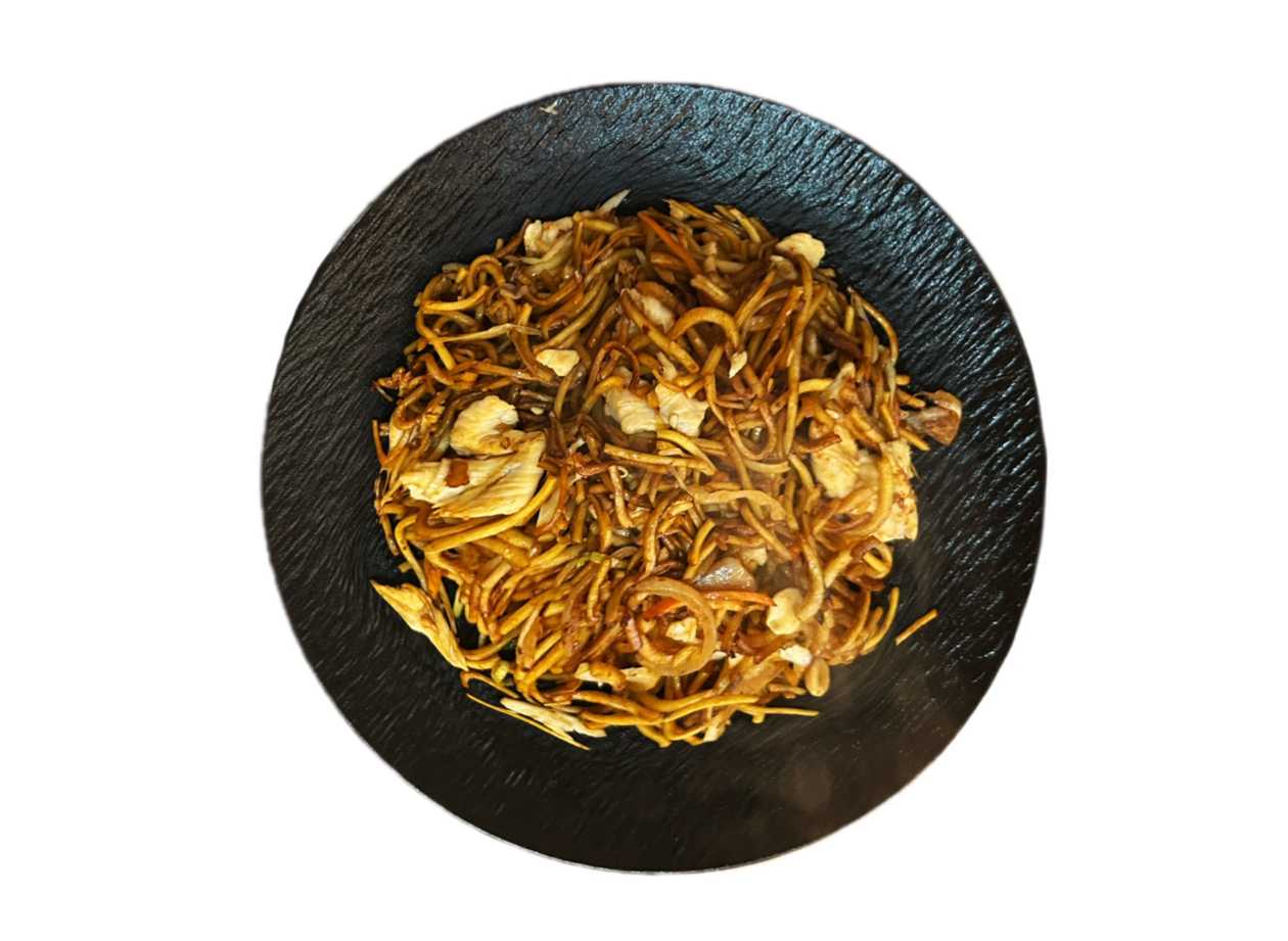 Fried Rice Noodles with Chicken