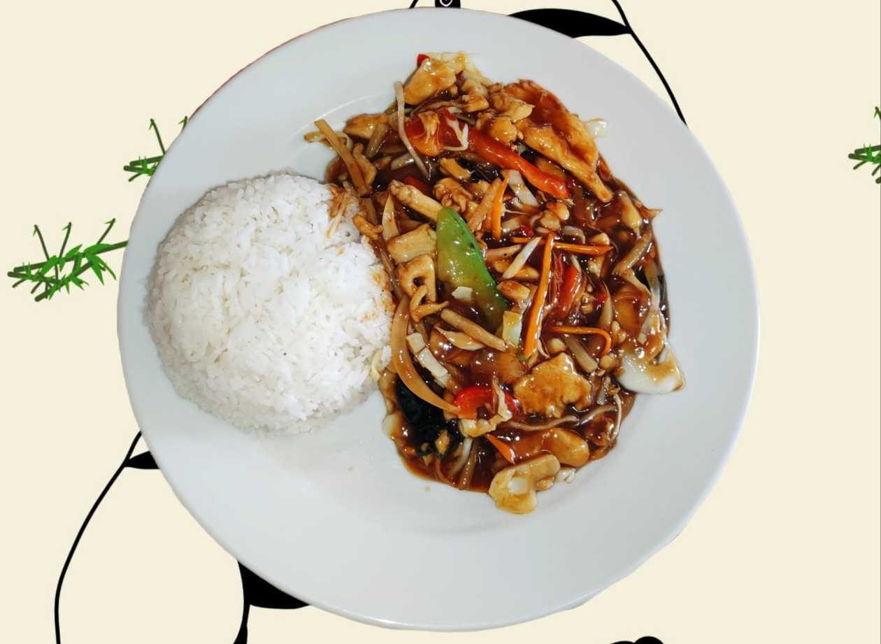 Spicy Chicken Strips with Rice