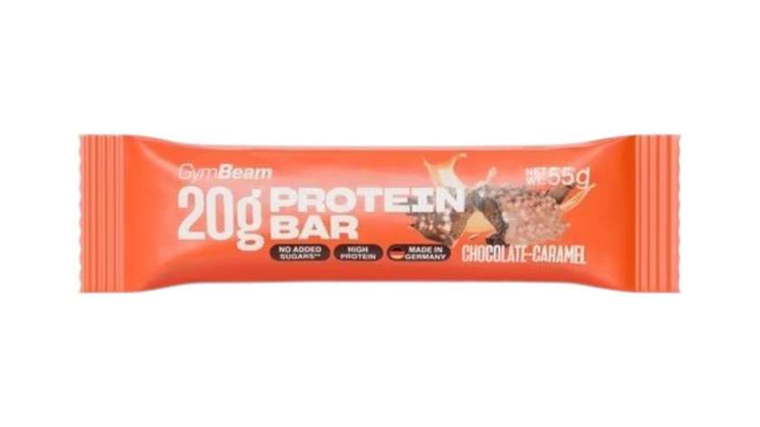 20 g Protein Bar - Gymbeam 55 g - Čokoláda Karamel
