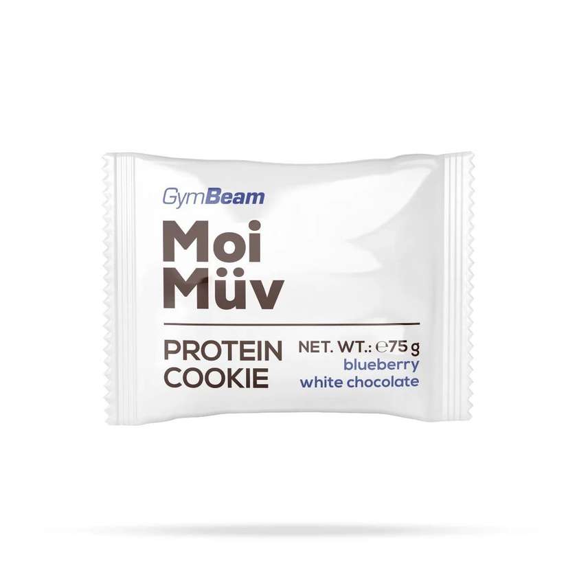 Moimüv Protein Cookie - Gymbeam Borůvka Bílá Čokoláda - 75 g