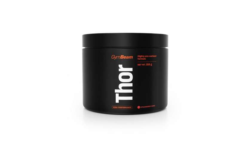 Thor Pre-workout - Gymbeam 210 g - Jahoda Kiwi