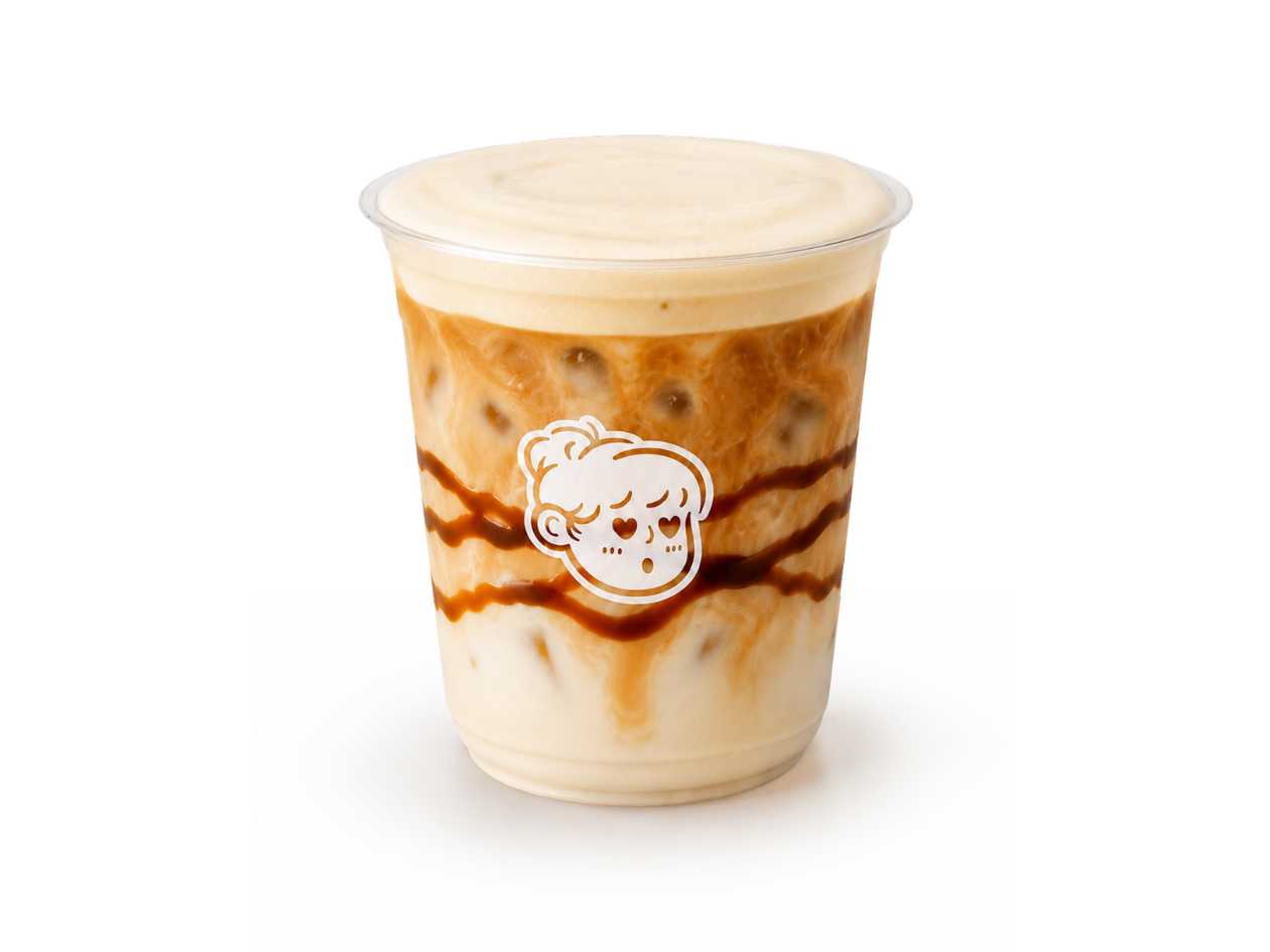 ICED COFFEE LATTE CARAMEL! 🍮