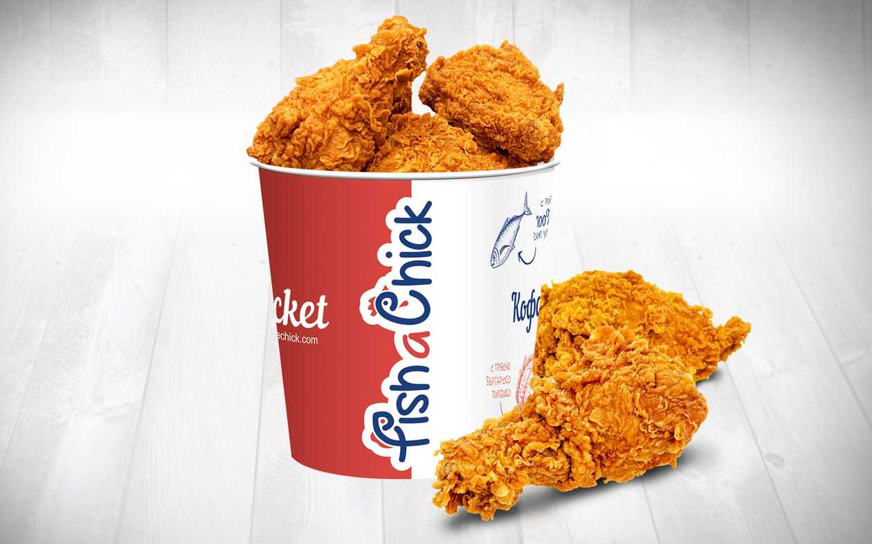 Bucket 8 pcs drumsticks