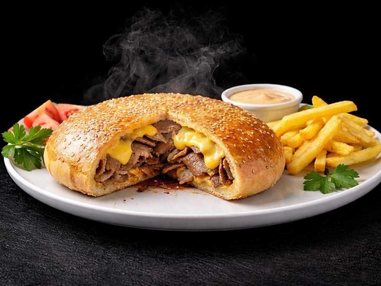64. Burger Kebab s Jalapeňos