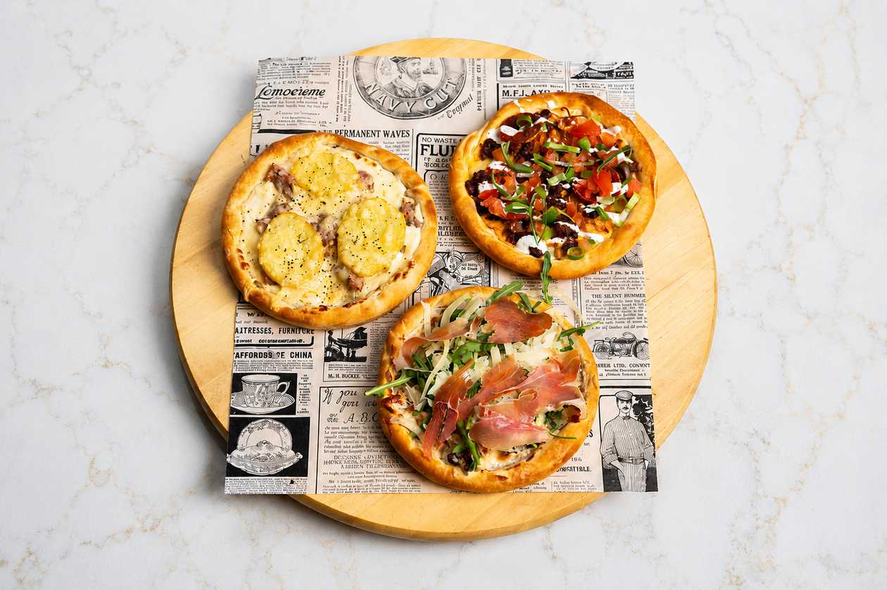 Mini Pizza Trio