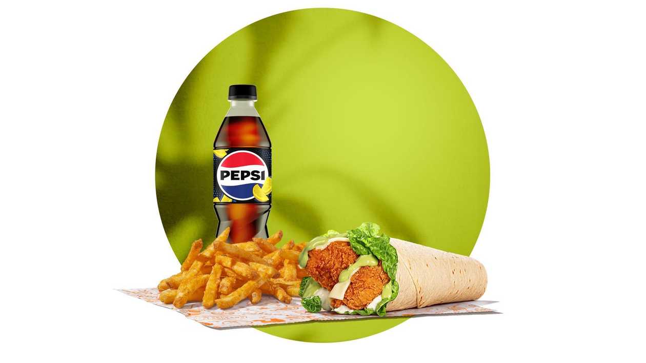 Lime Chicken Wrap Large Meniu