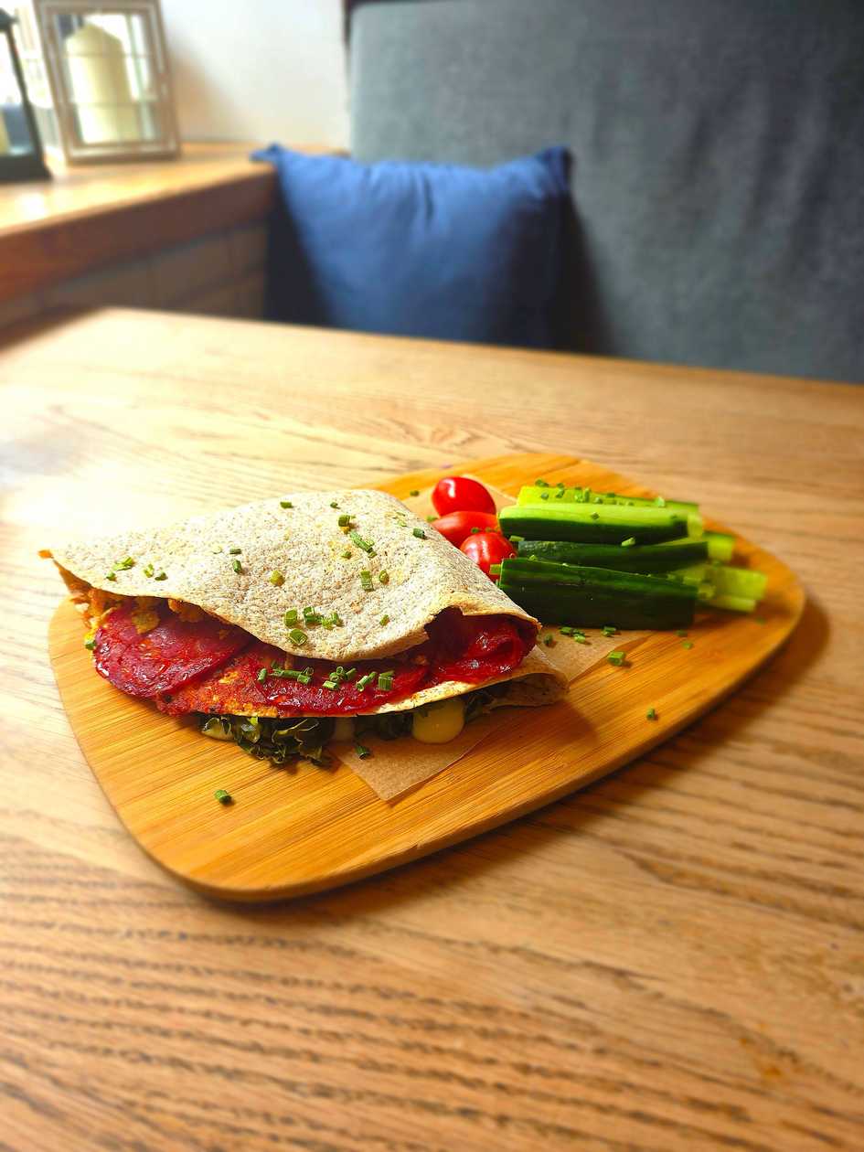 Tortilla with Chorizo