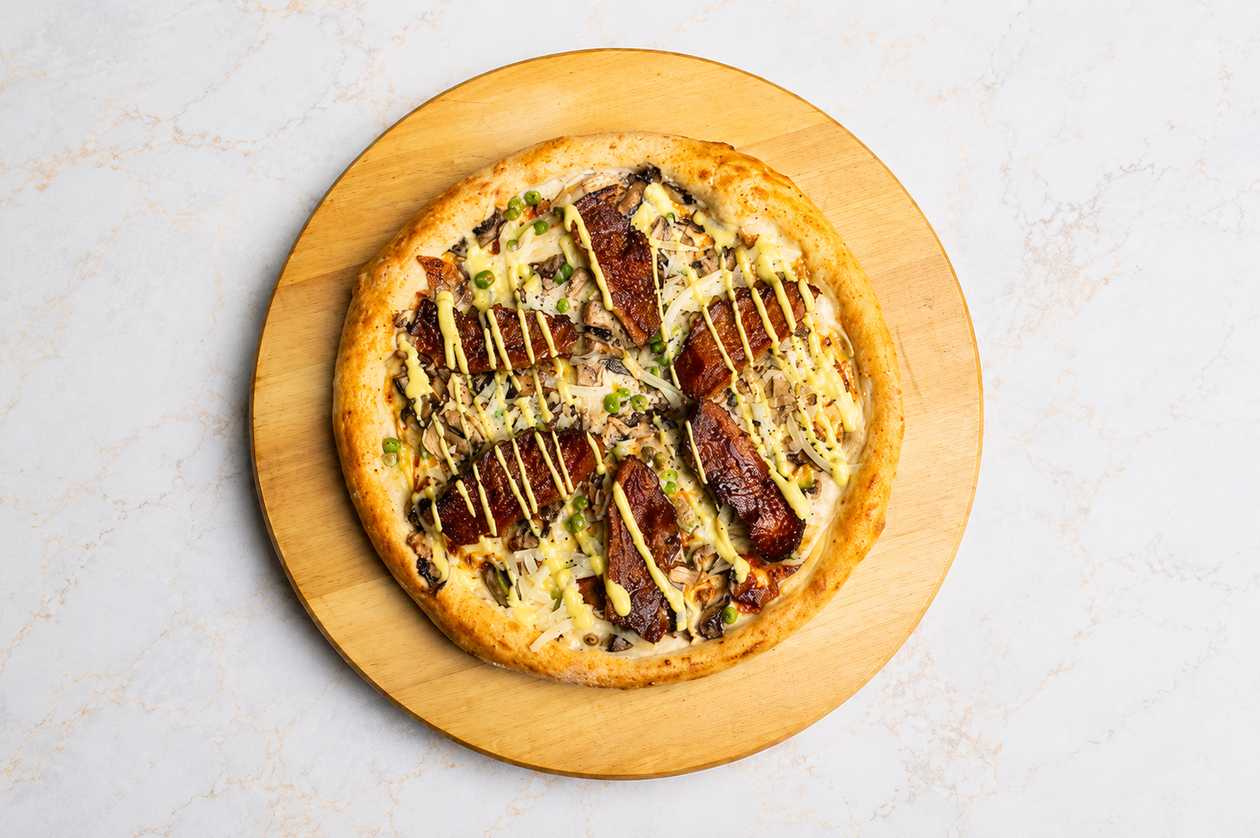 Pizza Bianca Carbonara