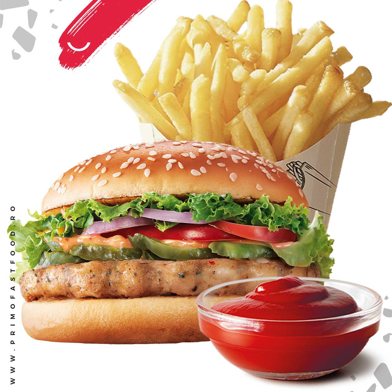 Menu Burger chicken