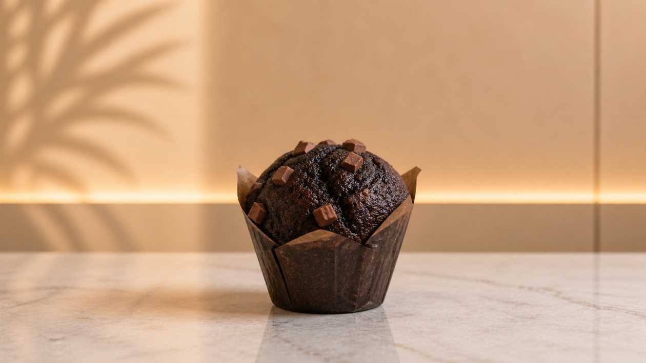 Triple Chocolate Muffin