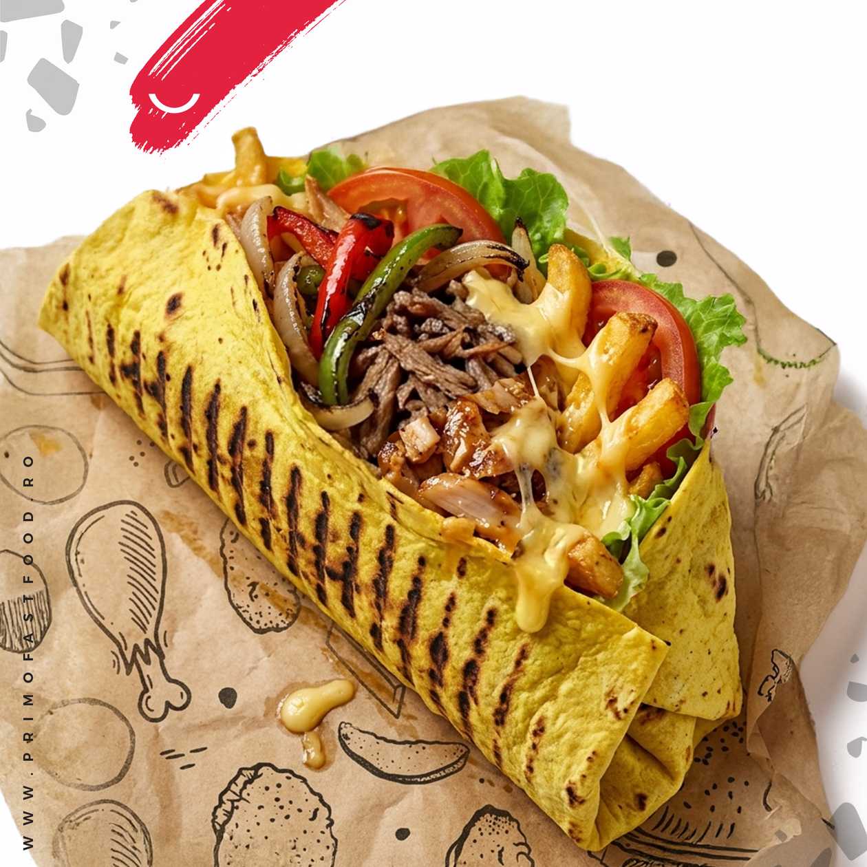 Cheesy Mixed Shawarma NEW
